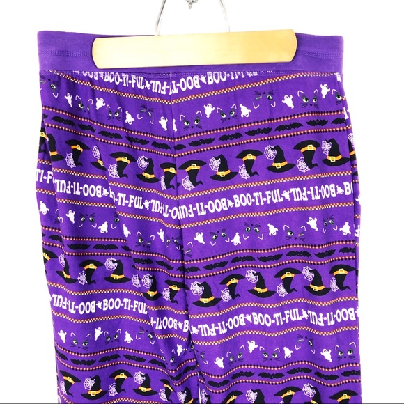 (R-22) Halloween Sleep Pants Medium Purple - Picture 4 of 7